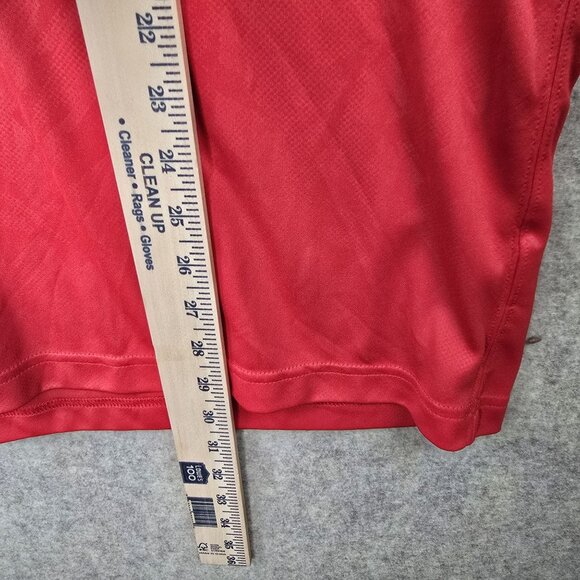 Under Armour Mens Red Quarter-Zip Pullover XL - Picture 6 of 7